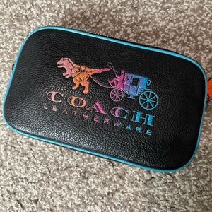 Coach camera bag rainbow dinosaur Rex crossbody